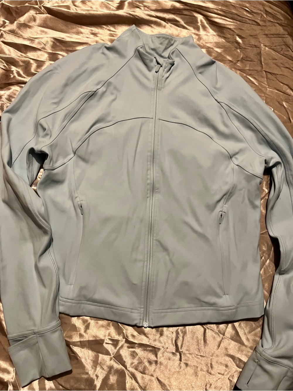 lululemon athletica Pale Blue cropped define jacket